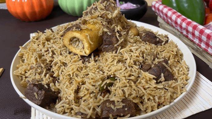 Bannu Beef Nalli Pulao