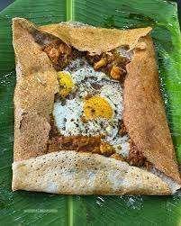 Half-Boil Prawn Dosa