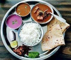 Marathi Chicken Thali