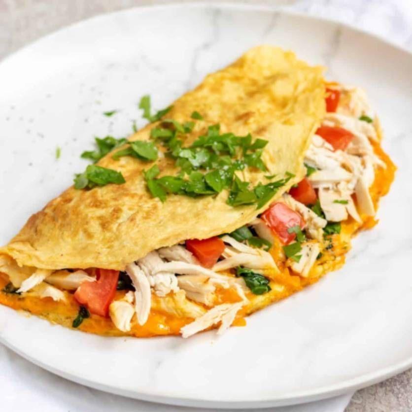 Chicken Mighty Meat Omelette 