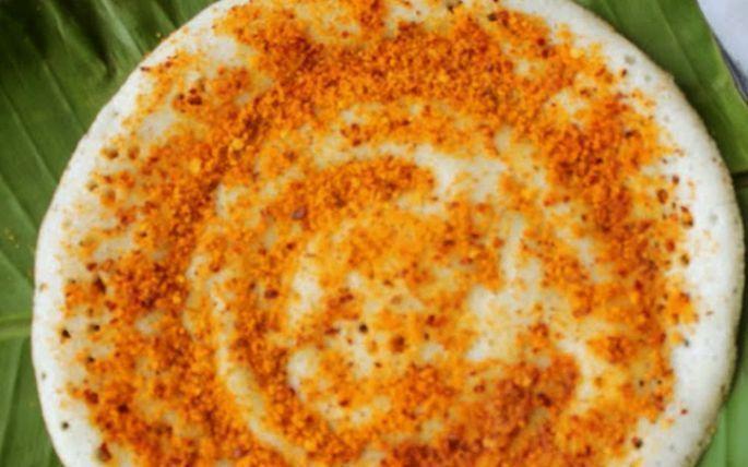 Garlic Podi Open Dosa