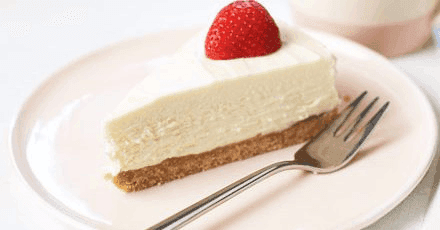 White Chocolate Light Cheesecake 