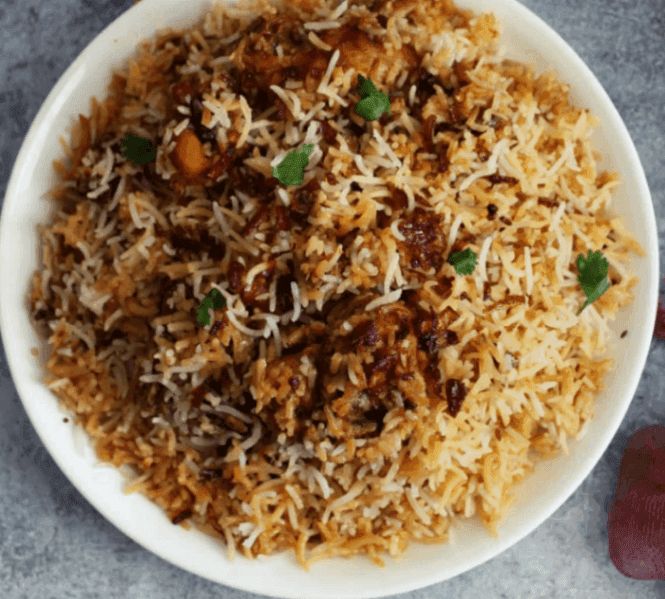 Hyderabadi Chicken Dum Biryani