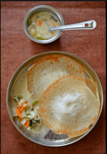 Appam And Veg Stew