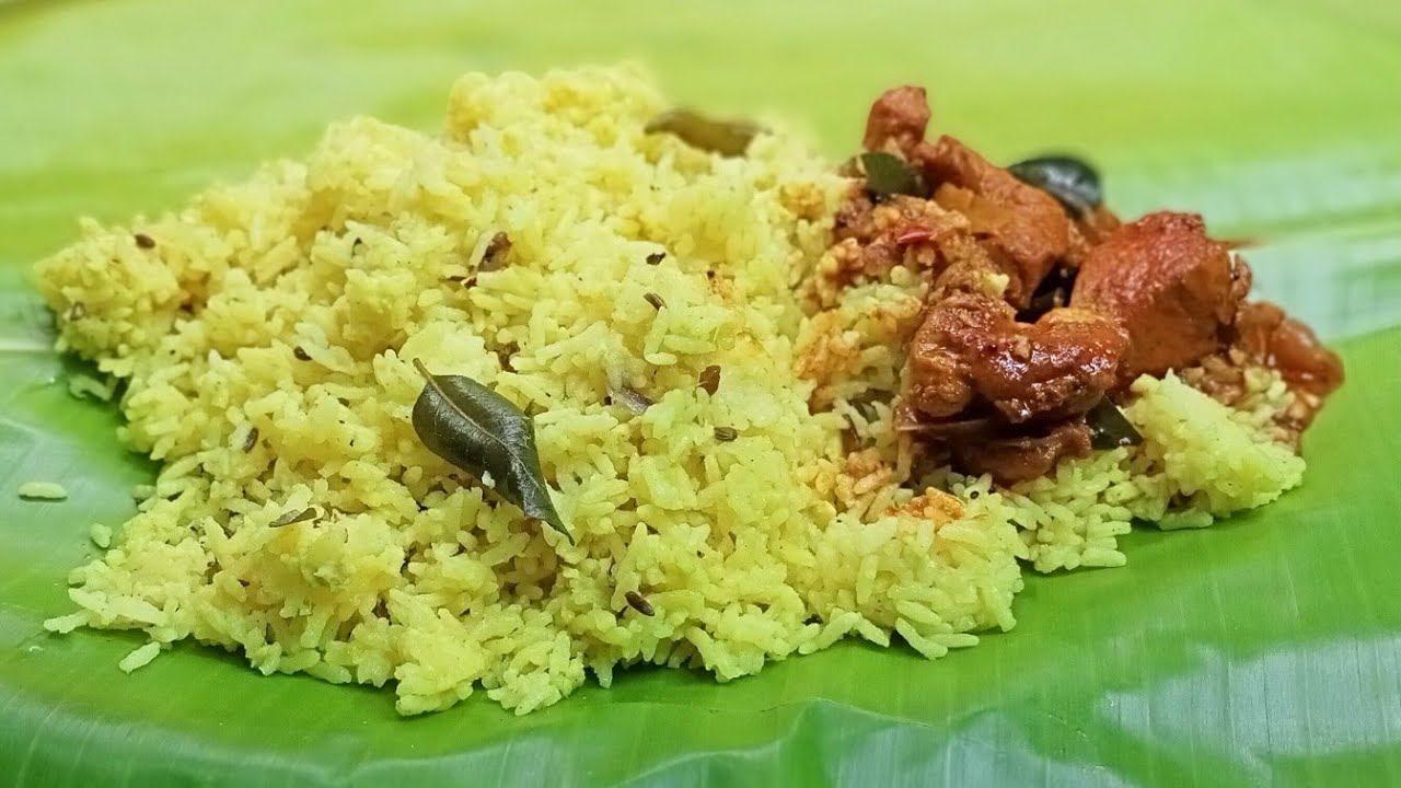 Thenga Choru And Chicken Kadai