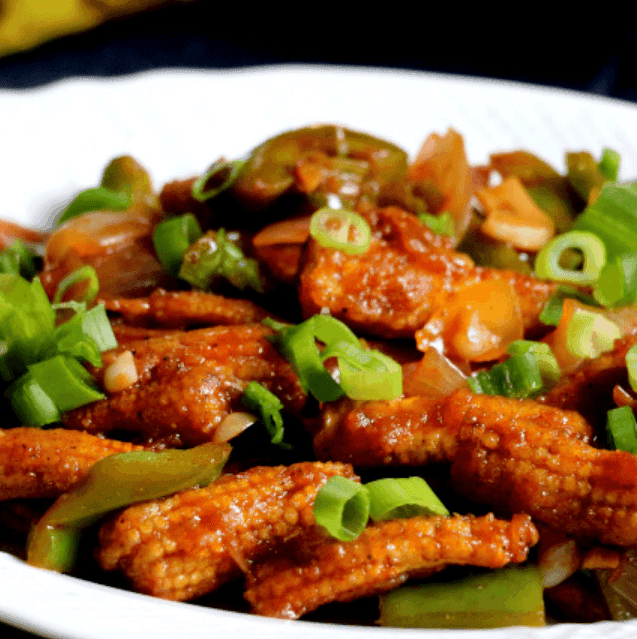 Crispy Chilly Baby Corn