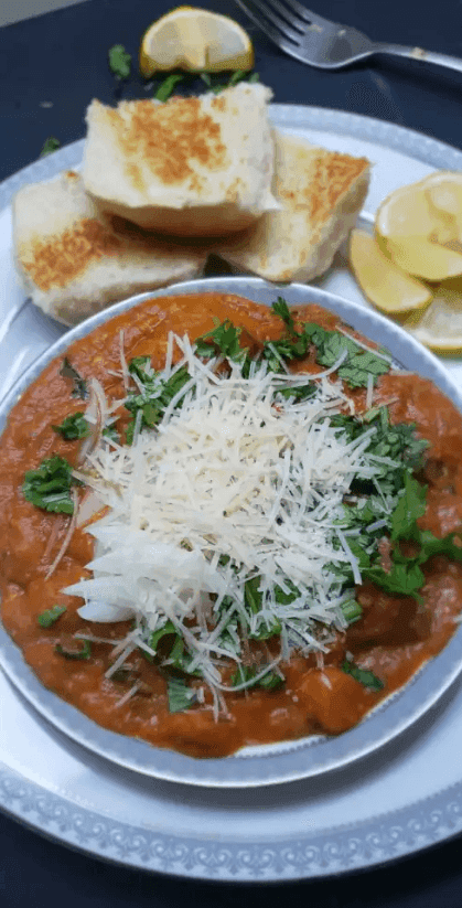 Cheese Pav Bhaji