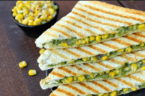 Cheese Corn Sandwich 