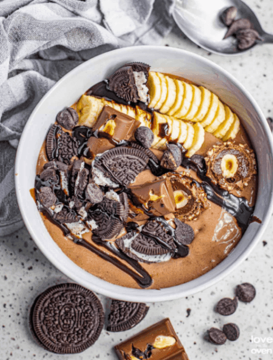 Choclate Banana Smoothie Bowl