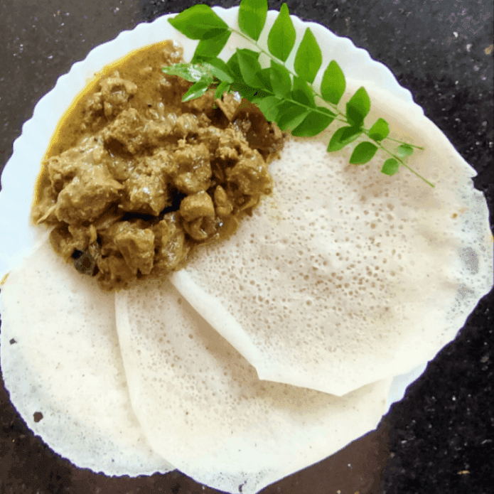 Appam And Duck Curry 
