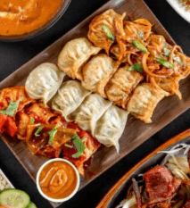 Chicken Momo Platter