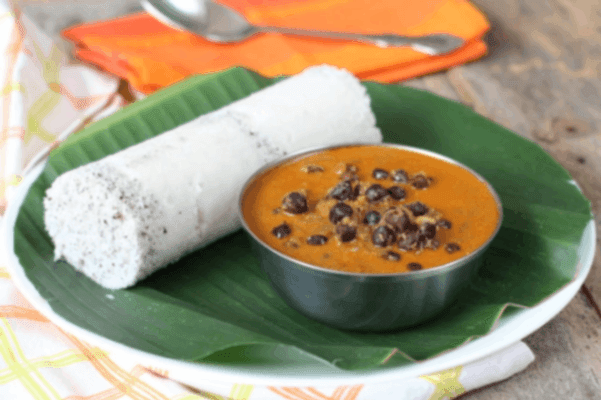 Puttu And Kadala Curry