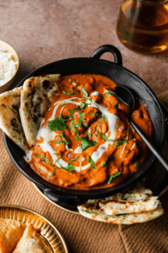 Butter Chicken With Naan